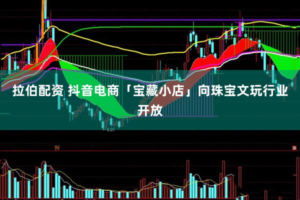 拉伯配资 抖音电商「宝藏小店」向珠宝文玩行业开放